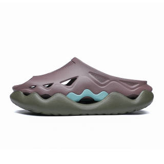 QINGKU Mamba Collection EVA Skeleton Slip Resistant Massage Cushioning Slide Slippers Men's Cloud Peak