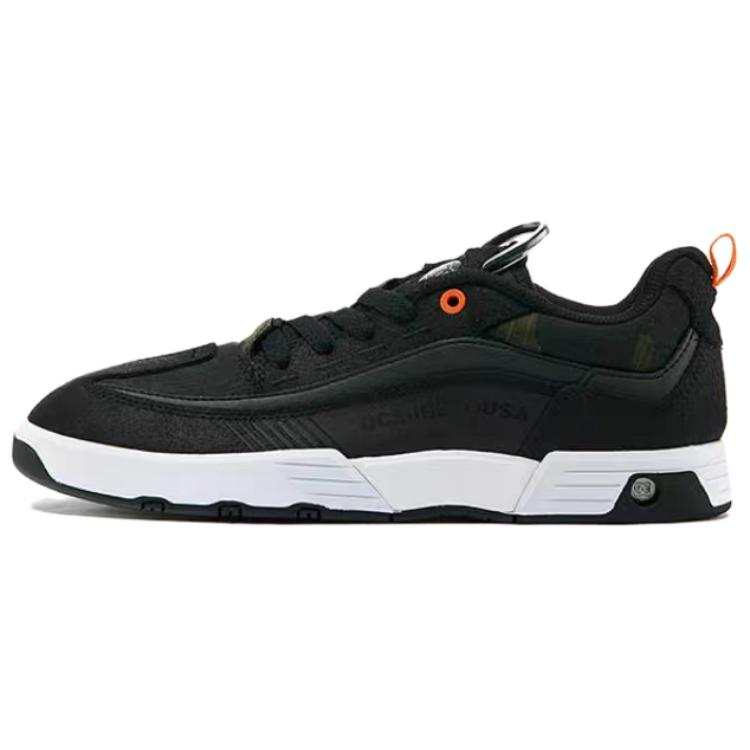 DCSHOES DC Shoes DC LEGACY SLIM Cow Split Leather Low top Skateboard Shoes Men's Black