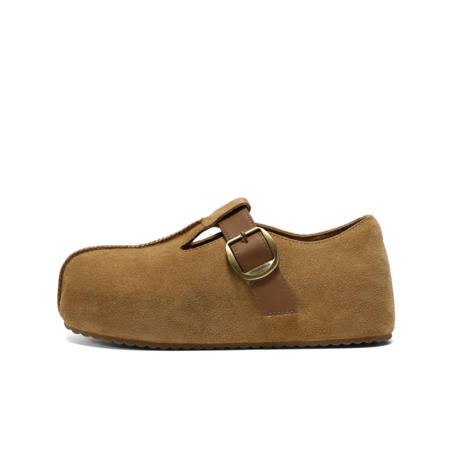 BELLE Peanuts Toast Platform Mary Jane Shoes Women's