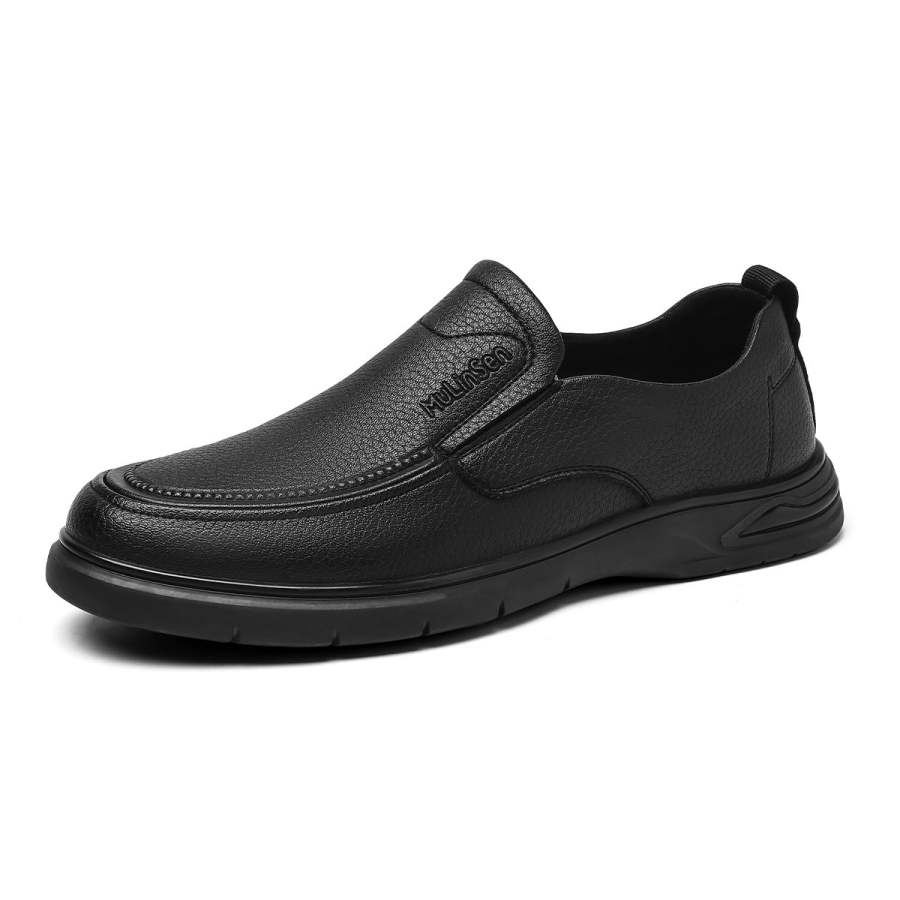 Mulinsen Men's Casual Shoes Men's Low Top Brown