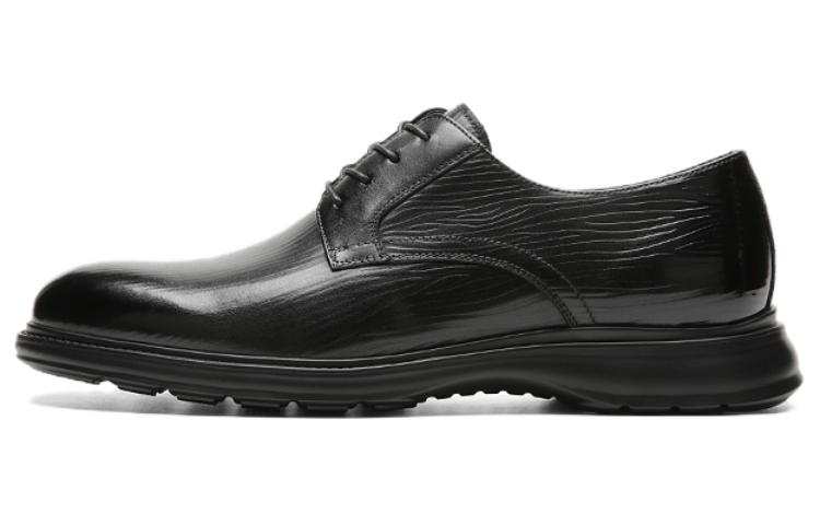 AOKANG Casual Leather Shoes Men's Black