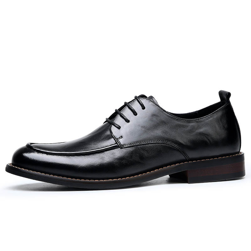 UHK Dress Shoes Men's Low Top Black/Dark Brown
