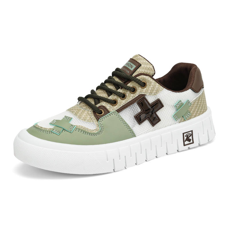 SHOUBA Mesh Low top Skateboard Shoes Men's