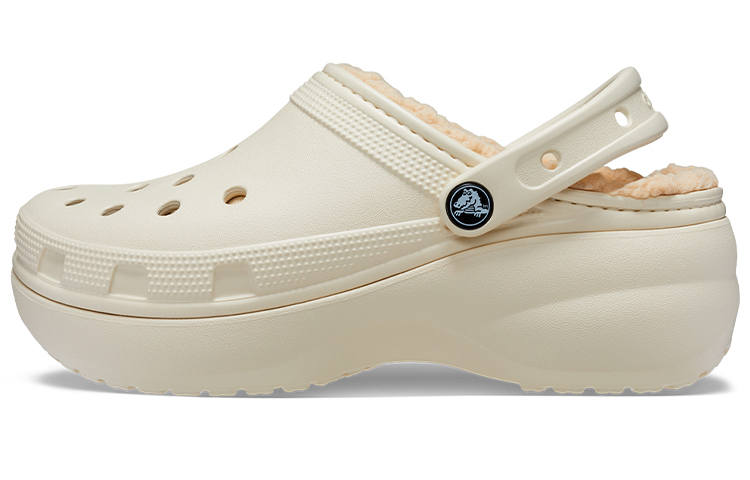 Crocs Crocs Classic Platform Lined Clog 'Bone' Women's