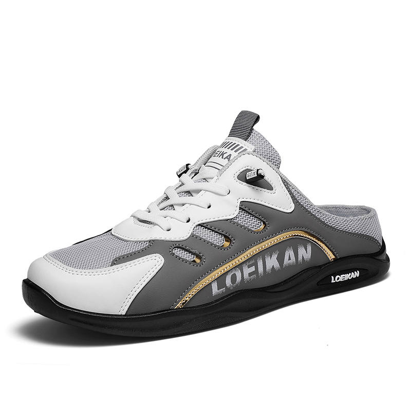 SHOUBA Abrasion Resistant Closed Toe Slippers Men's
