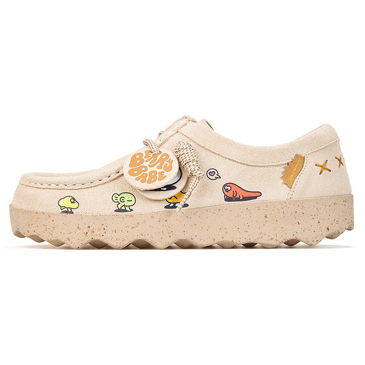 Joy&Mario Cow Split Leather Low top Casual Shoes Women's