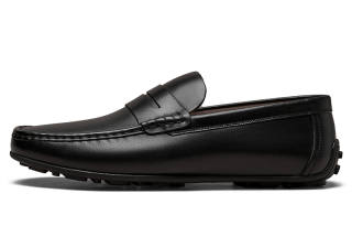 Beau Today Cow Leather Casual Leather Shoes Men's Black