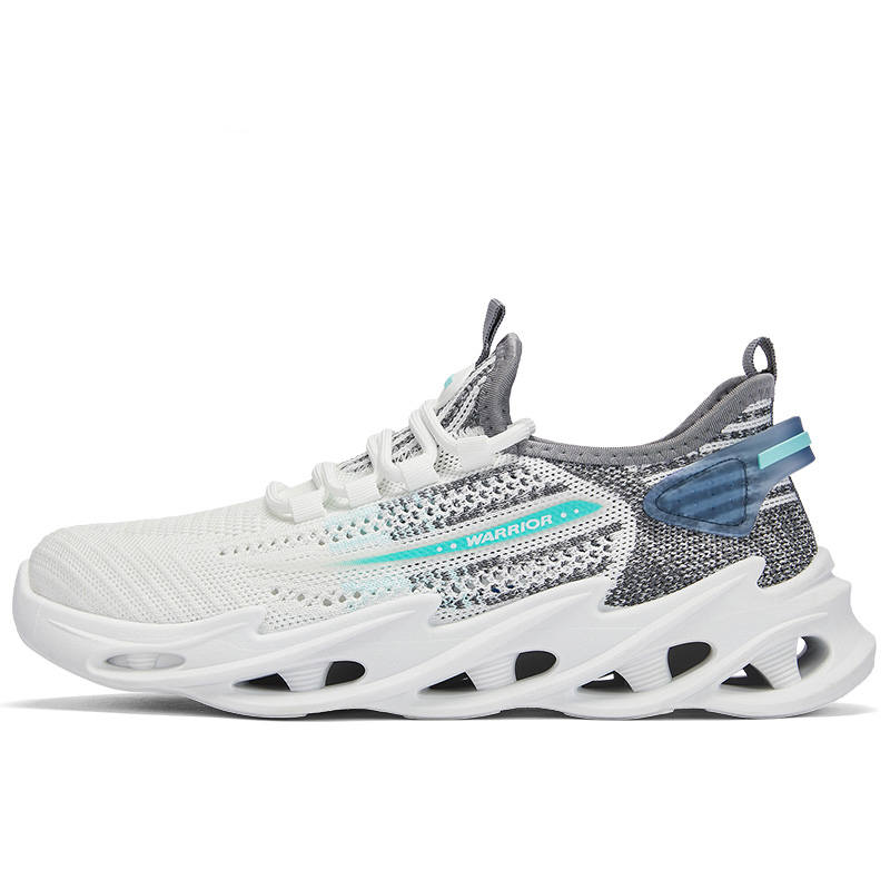 Warrior Low top Casual Shoes Men's White Gray