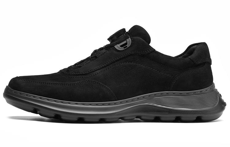 ROBERTA DI CAMERINO Nubuck Casual Shoes Men's Black