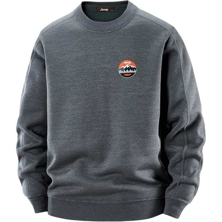 Jeep Jeep Sweatshirts Unisex Crew Neck Thickened Regular