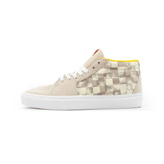 Shionpo Trendy Lightweight Casual Youth Style Vintage Preppy Lace Up Checkerboard Couple's Shoes