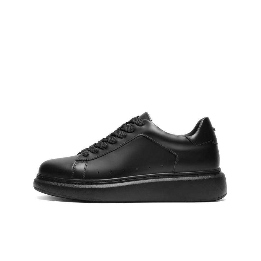 BELLE Cow Leather Abrasion Resistant Low top Skateboard Shoes Men's