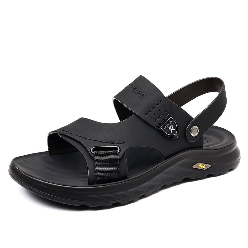 YILICHUANZHANG Synthetic Leather Beach Sandals Men's