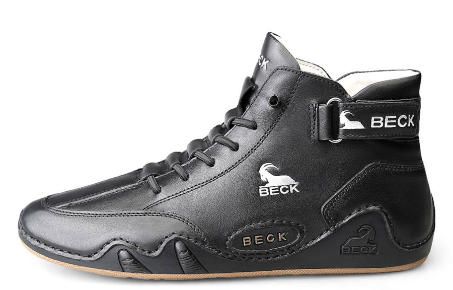 BECK Synthetic Leather Cushioning Slip Resistant Mid top Casual Shoes Unisex