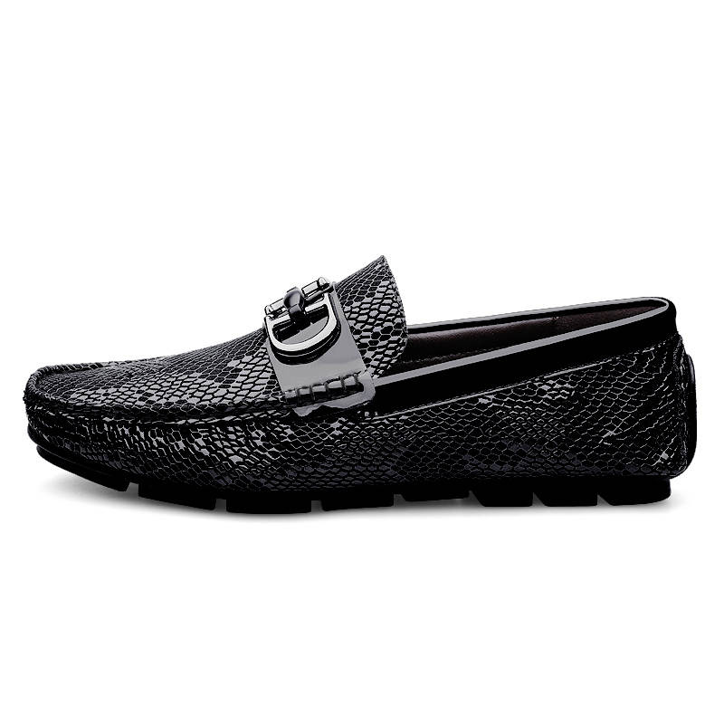 PEHL Men's Casual Shoes Men's Low Top Black/Brown