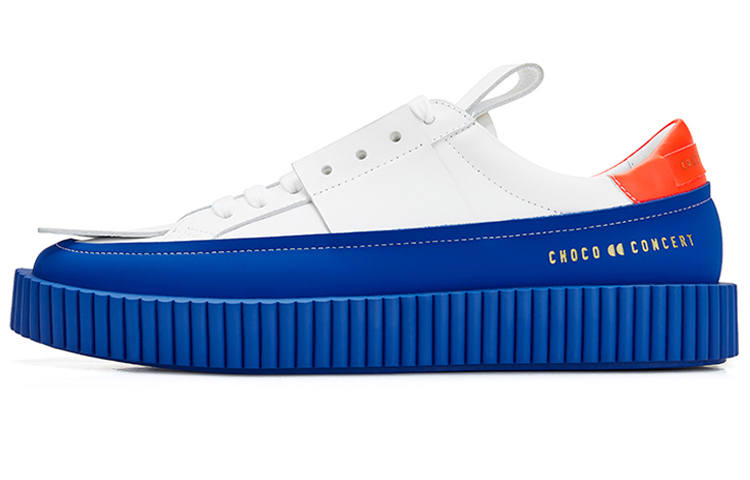 CHOCO CONCERT Skateboard Shoes Unisex Low Top Blue