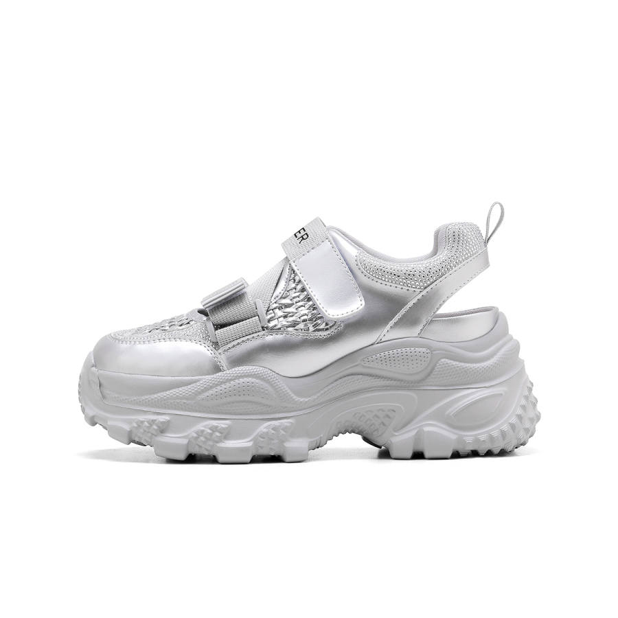 C°BANNER Synthetic Leather Breathable And Wear resistant Low top Chunky Sneakers Women's