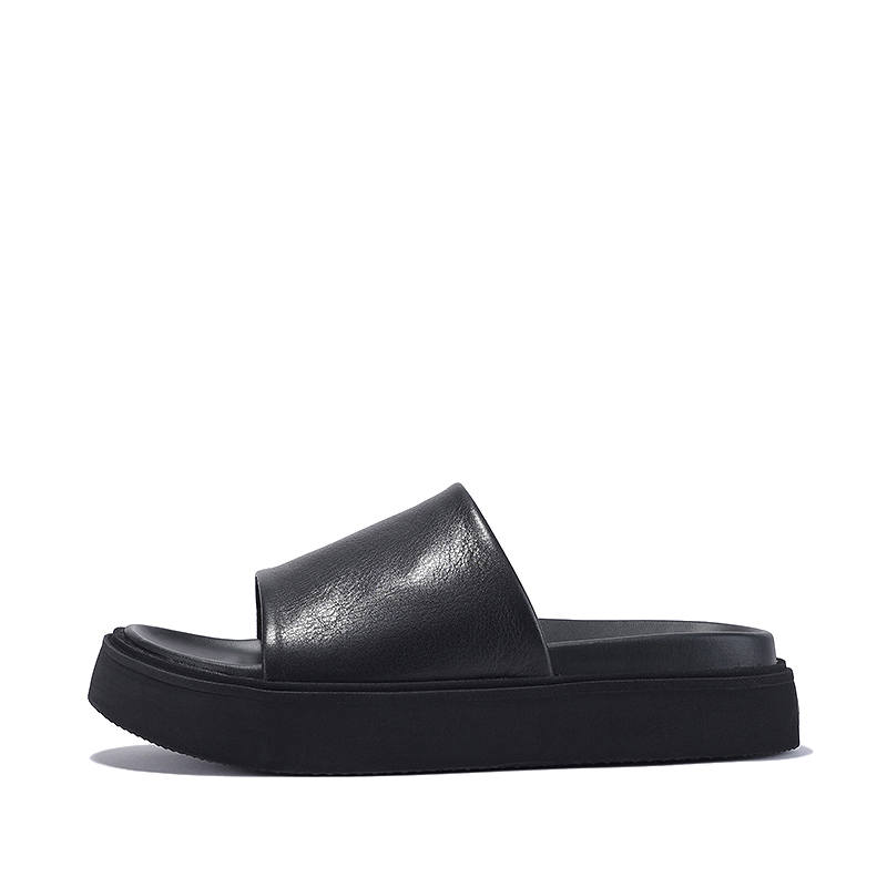 BELLALILY Rubber Sole Slip Resistant Abrasion Resistant Slide Slippers Women's