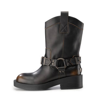 Lucia Tacci Cow Leather Ankle Boots Women's