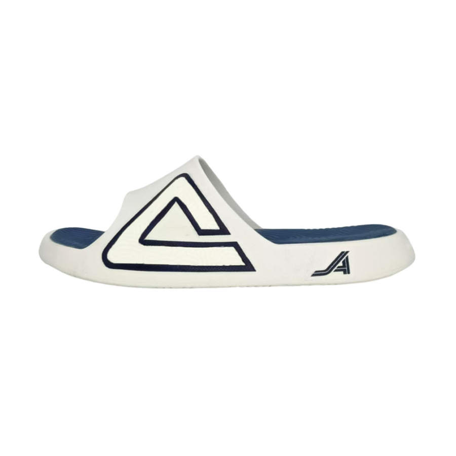 PEAK Quiet Slip Resistant Quiet Slip Resistant Slide Slippers Unisex White