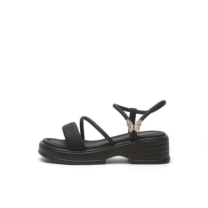 DAPHNE DAPHNE Pu One Strap Sandals 5.3CM Women's
