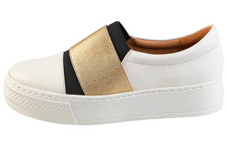 Wayne Flex Wayne Fle Platform Shoes Women's White Gold