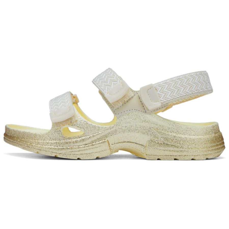 73Hours 73Hours Effortless Elegance Fabric Beach Sandals Women's Ecru