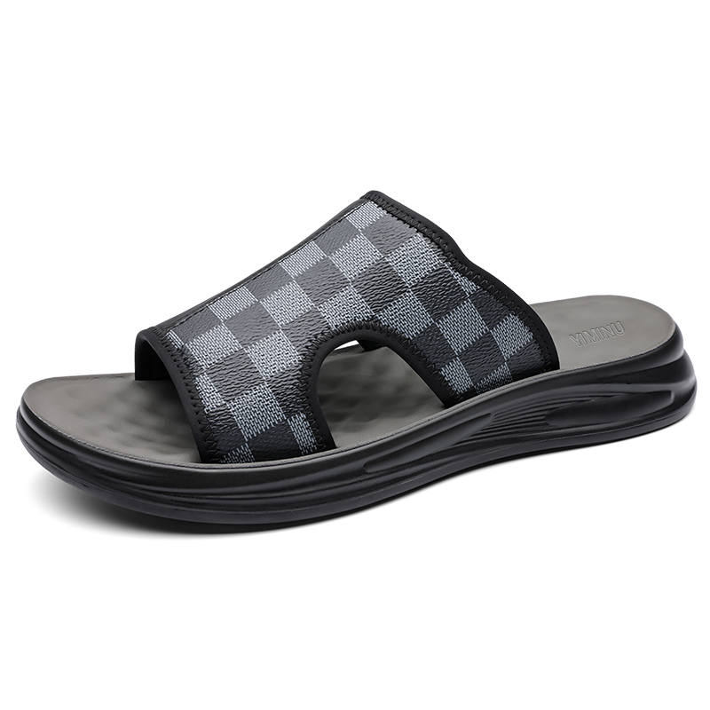 YIMINU Rubber Abrasion Resistant Abrasion Resistant Slide Slippers Men's