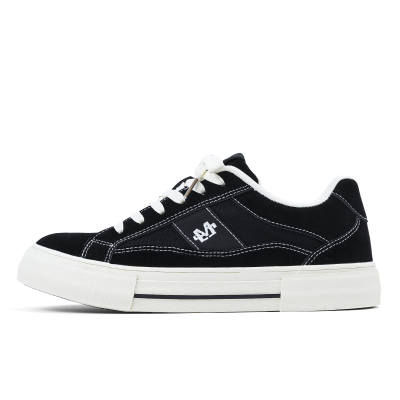 Mengsai Cushioning Abrasion Resistant Cushioning, Wear Resistant Low top Canvas Shoes Men's Black