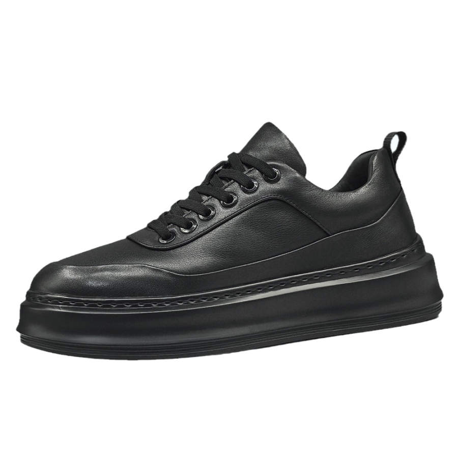 H2 Top Grain Cow Leather Low top Skateboard Shoes Men's