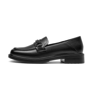 Spider King Cow Leather Loafers Women's Black