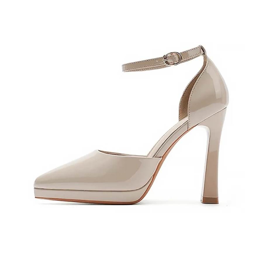 YIYIQIN Microfiber Leather Slim Heel High Heels Women's