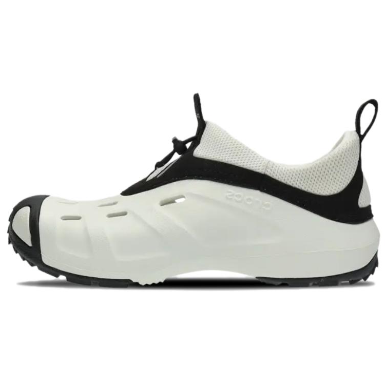 Crocs Quick Trail Abrasion Resistant Low top Casual Shoes Unisex Black White
