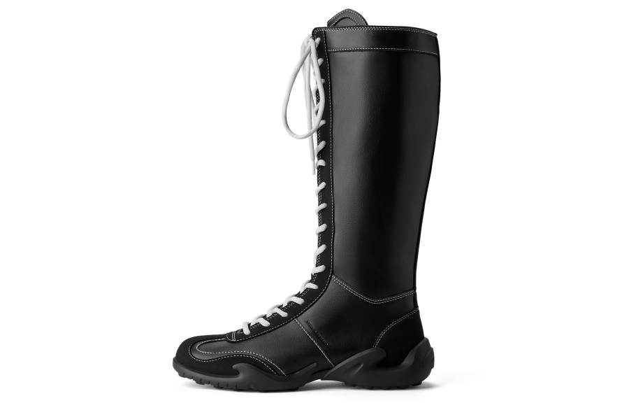 CHARLES&KEITH Small Ck Pu Knee high Boots 2.5cm Women's
