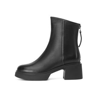 PIERCE GENTRY Sheepskin Ankle Boots 6CM Women's