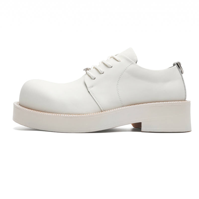 CHILANG CHILANG Microfiber Leather Casual Shoes Men's White