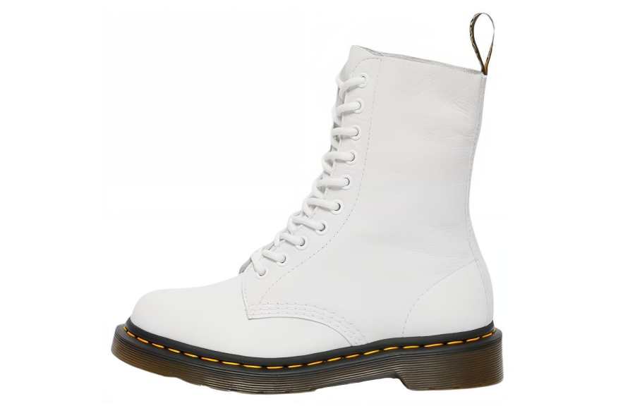 Dr.Martens Dr. Martens 1490 Virginia Leather High Boots 'White' Women's