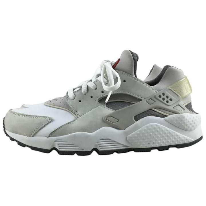 Nike Nike Air Huarache Slip Resistant Abrasion Resistant Low top Casual Shoes Unisex Gray White