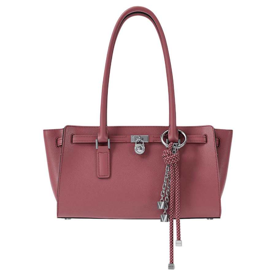 MICHAEL KORS Hamilton Leather Handbag Small Women's Rose Gold