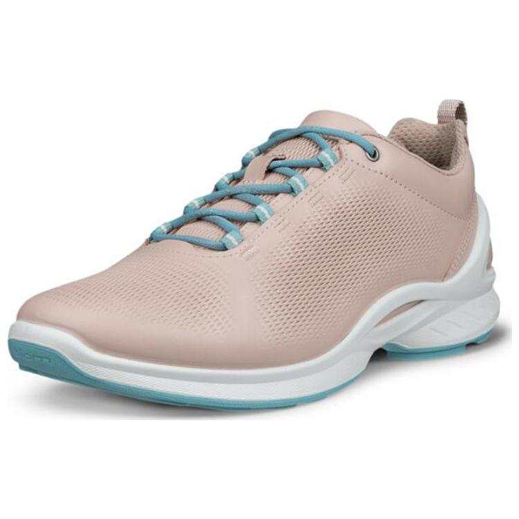 Ecco BIOM Cow Leather Low top Casual Shoes Women's Gray Pink