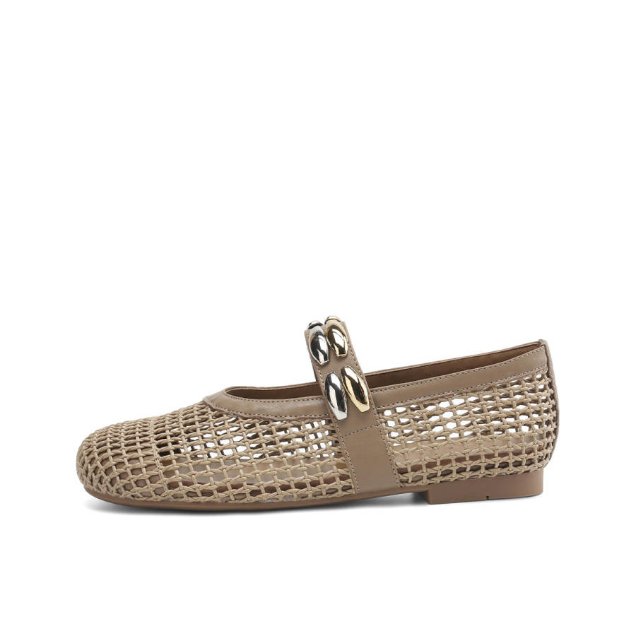 BOERDIQI Sheepskin Mary Jane Shoes 1.2cm Women's