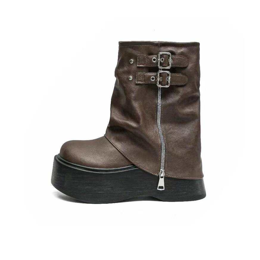 NTOZE Ankle Boots Women's Black, Brown