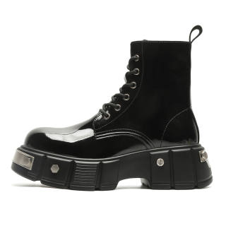 ZHENRAN Combat Boots Men's Black