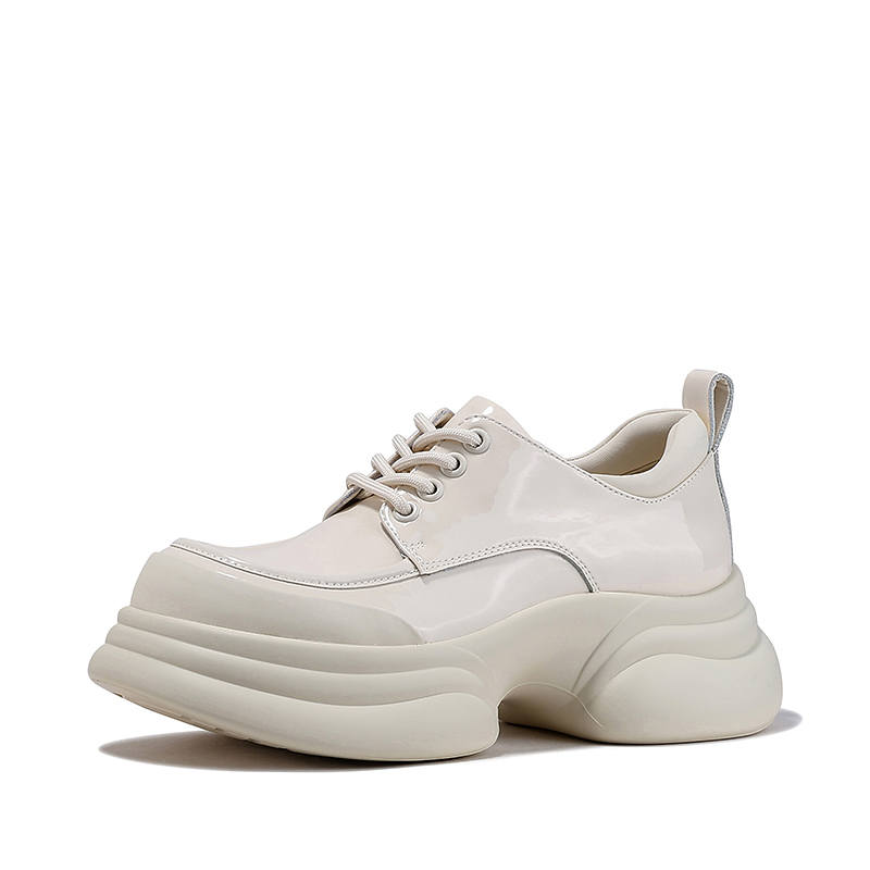 BELLALILY Cow Leather Casual Shoes 5.5cm Women's