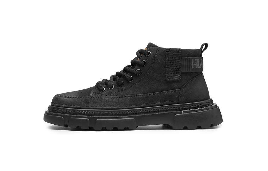 HLA HLA Combat Boots Men's Black/Khaki