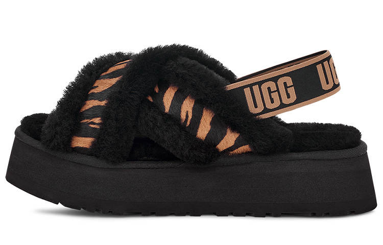 UGG UGG Disco Cross Slide Tiger Print Women's