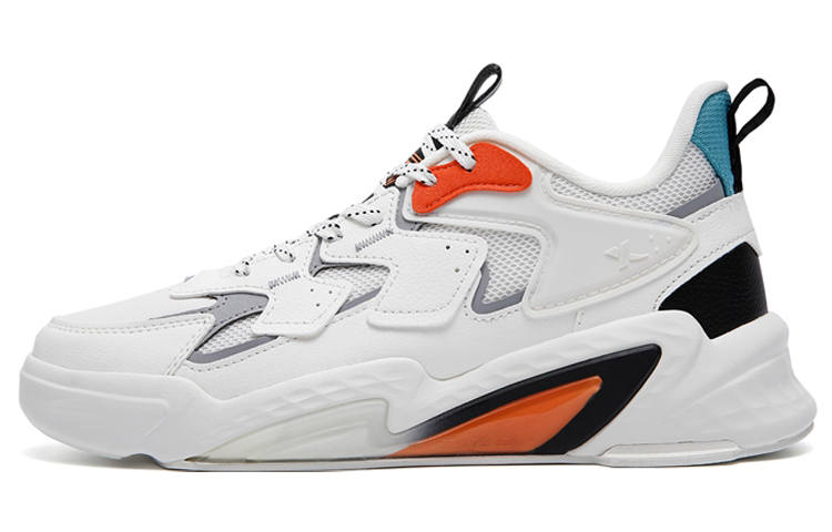 XTEP Fengxing 2.0 Textile, Synthetic Leather Fashion Slip Resistant Coverage Thermal Low top Casual Shoes Men's
