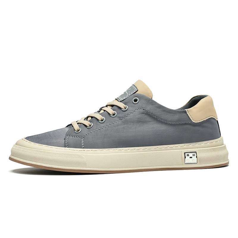 SATCHI SPORT Abrasion Resistant Abrasion Resistant Low top Skateboard Shoes Men's Gray