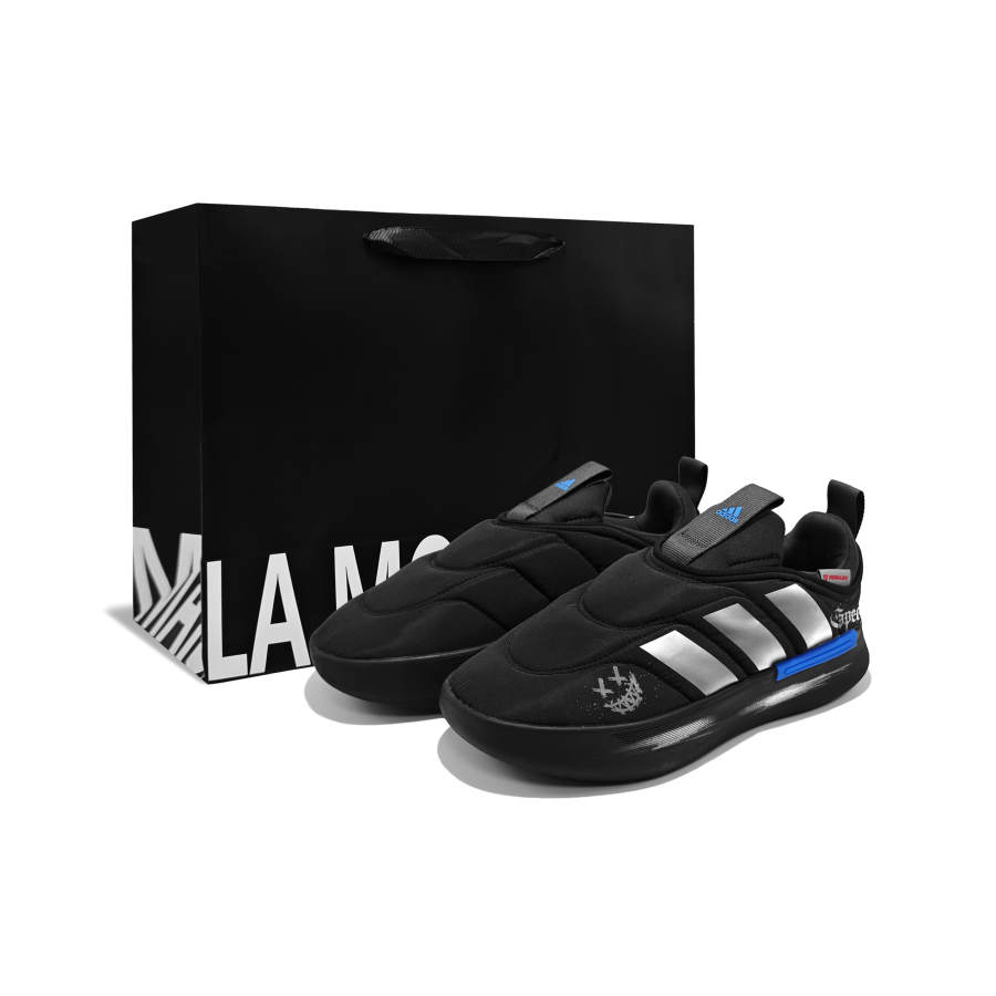 Adidas Adidas Adipuff American Graffiti, Part II Fabric Cushioning Abrasion Resistant Slip Resistant Low top Casual Shoes