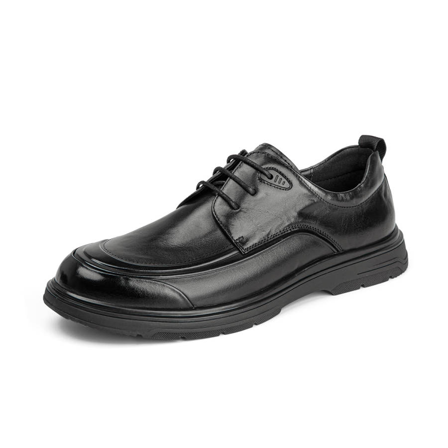 AOKANG Casual Leather Shoes Men's Black